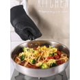 thumbnail image 2 of 1pc Thickened Silicone Oven Mitt,Daily Solid Washable Insulated Glove For Baking, 2 of 4