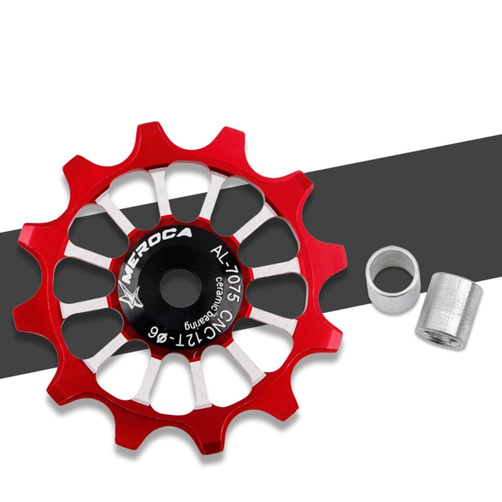 12T Mountain Bike Jockey Wheel Pulley Bicycle ceramics Breaing Rear