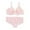 Pink, variant on Bra and Panty Set, Prolriy Women's Underwire Lace Bras Push up Bra and Bikini Panties Sets Bras for Women Beige 32