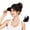 Black, variant on Sun Visor Ponytail Hat for Women, UPF 50+ Wide Brim UV Protection, Foldable Beach Golf Running Cap for Summer Travel