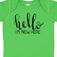 thumbnail image 4 of Inktastic Hello, I'm New Here Hand Drawn Type Boys or Girls Baby Bodysuit, 4 of 5
