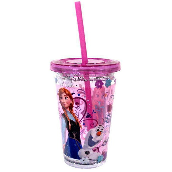 Disney Frozen Anna & Olaf Tumbler with Straw Accessory