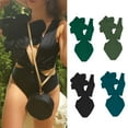 thumbnail image 2 of ZPAQI Womens One Pieced Swimsuit Sexy Padded Push Up Swimwear Bathing Suits Monokini, 2 of 20