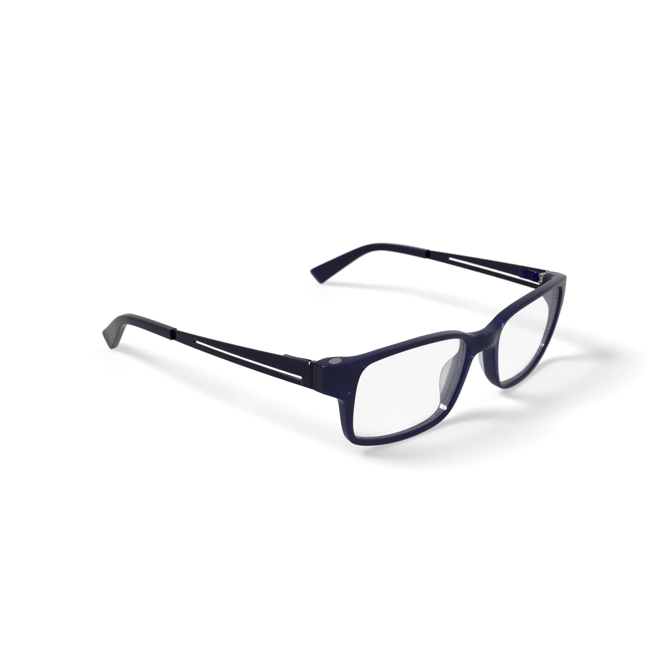 LUMiRiSE / ≠encore. EasyClip Men's EC318 Rectangular Prescription Eyeglasses