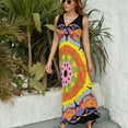 thumbnail image 2 of Mandala 07 Robe Sans Manches Jupe Femme Robes pour occasions Spéciales Robe de Soirée Femme 2024, 2 of 4