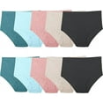 thumbnail image 5 of Fit for Me by Fruit of the Loom Women's Plus Size Beyondsoft Brief Underwear, 10-Pack, 5 of 6