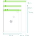 thumbnail image 3 of PinesC 10 Pack Vacuum Storage Bag - Reusable Airtight Compression Bags in Different Sizes for Clothes, Pillows, Travel - Save Space by 80%, 3 of 5