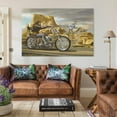 thumbnail image 3 of Motorcycle Rider Poster David Mann Ghost Rider Posters Wall Art Painting Canvas Gift Living Room Prints Bedroom Decor Poster Artworks 16x24inch(40x60cm), 3 of 6