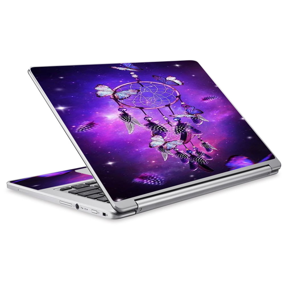 Skin Vinyle Pour Acer Chromebook R13 - Motif Wolf Dreamcatcher, Protection Et Personnalisation
