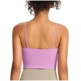 thumbnail image 4 of VBTAPA Women Padded Sports Bra Sleeveless Fitness Workout Running Shirts Stretch Yoga Tank Top Purple M, 4 of 6