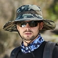 thumbnail image 4 of XIEJ Outdoor Fisherman's Hat Casual Jungle Round Brimmed Mesh Hat Mountaineering Fishing Camouflage Benny Hat, 4 of 5
