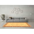 thumbnail image 3 of Ahgly Company Indoor Round Oriental Brown Traditional Area Rugs, 7' Round, 3 of 4