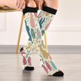 thumbnail image 5 of Cute Easter Bunny Compression Socks for Women&Men Circulation-Best Support for Nurses, Running, Athletic-1 Pairs Gift, 5 of 7