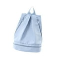 thumbnail image 4 of Mochila deportiva con cordón y compartimento para zapatos con bolsillo para artículos húmedos Azul M, 4 of 9