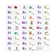 thumbnail image 4 of Tarjetas de letras del alfabeto de aprendizaje tarjetas cognitivas de aprendizaje temprano para bebés con bolígrafo borrable para niños Anggrek Otros, 4 of 7