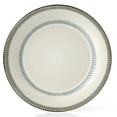 thumbnail image 4 of Elegant and Modern Stoneware Scroll Dinnerware Set for Hosting Parties and Events - Contrast, 16 Piece, 4 of 8