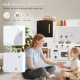 thumbnail image 5 of LINLUX Pretend Kids Play Kitchen, Toy Kitchen Playset for Toddler, Wood Kitchen Sets Baby, White, 5 of 8
