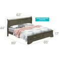 thumbnail image 3 of Glory Furniture Louis Phillipe Queen Storage Bed in Gray, 3 of 6
