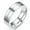 Silver Boy's, variant on 18K Gold Plated Couple Ring Men/Women Lovers CZ Titanium Steel Wedding Band 6-12