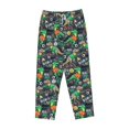 thumbnail image 4 of Haiem Dinosaur Plays Soccer Women's Pajama Pants Ultra Lightweight Pjs Bottoms Sleepwear Bottom Pants With Pocket Drawstring-XX-Large, 4 of 9