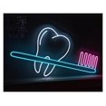 thumbnail image 1 of Letrero De Neón Para Dientes, Luz Decorativa Para Clínica Dental, Diente Y Cepillo, Lámpara De Consultorio Dental, Atenuador USB, 1 of 2