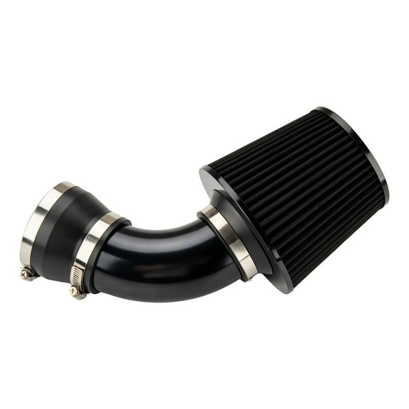 3 inch Front Black Aluminum Cold Air Intake Kit Replacement for BMW 325i 2001-2005, 330Ci 2001-2005, 325Ci 2001-2005, 325xi, 323i, 328i, 330x, 330i, 330i, 323Ci, 328Ci, 323is, 328is