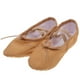 thumbnail image 1 of WORGEOUS 1 par de zapatos de ballet de suela suave a la moda, zapatos de práctica de baile de ballet, zapatos de ballet de yoga para niñas y mujeres (marrón claro, tamaño 30 18,5 CM, 12,5 EE., 1 of 8
