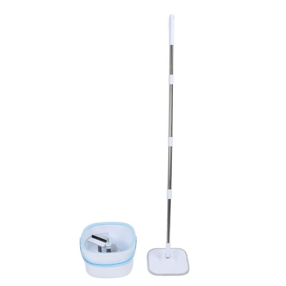 Spin Mop and Bucket Set, 360 Degree Rotating Spin Mop Cleaning System Detachable for Hardwood Tile Marble