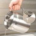 thumbnail image 2 of Stainless Steel Pot,1500Ml 304 Stainless Steel Large Capacity Versatile Oil Filter,Stainless Steel Pots,Stainless Steel Container,Cooking Oil Filter, 2 of 9