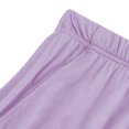 thumbnail image 3 of Scyoekwg Womens Sets Clothes Women 2 Piece Outfits Solid Color Round Neck Short-sleeved Top Shorts Home Wear Set (Purple,XXL), 3 of 4