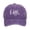 Purple, variant on Womens Summer Baseball Cap Letters Print Embroidered Polyester Hats For Sun Hats for Men