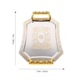 thumbnail image 2 of OULII Modern Style Food Display Tray Hotel Fruit Plate Silver 1Pcs For Camping, 2 of 8