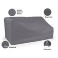 thumbnail image 4 of Covermates Outdoor Left-Arm Sectional Cover - 58"W x34"D x 30"H, 300D Polyester, All-Weather, 4 of 8