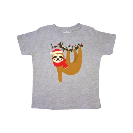 

Inktastic Christmas Sloth Gift Toddler Boy or Toddler Girl T-Shirt