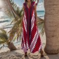 thumbnail image 2 of SZXZYGS Robes Midi pour Femmes Été Décontracté Femmes 2023 Été Style Plage Femme Robe Longue à Col en V Coupe Ajustée Sans Manches Robe de Soirée Décontractée Maxi Robes de Boîte de Nuit 2024, 2 of 5