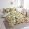thumbnail image 2 of Catabedysis Watercolor Camping 7 Pieces Full Size Bedding Sets,Cartoon Cute Bear Print Full Size Bed in a Bag For Boys,Multicolor,Light Gray Reversible, 2 of 7