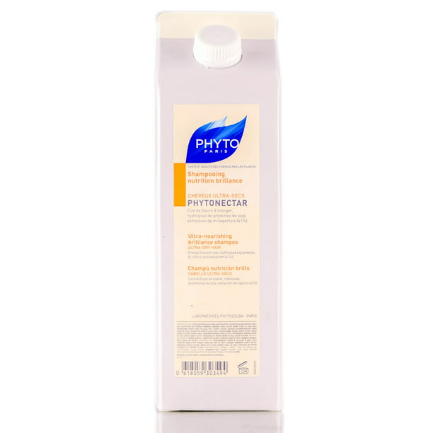Phyto Ultra Nourishing Shampoo - 33.8 oz / liter - of 6 with Comb - Walmart.com