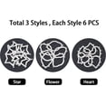 thumbnail image 5 of 1box Chandelier Earring Making Kits Including Stainless Steel Chandelier Components Links & Open Jump Rings & Earring Hooks Plastic Ear Nuts Mixed color Links: 18pcs/box, 5 of 7