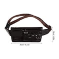 thumbnail image 2 of MERRYHAPY Bolsa Deportiva Para En Tono Marrón Con Múltiples Compartimentos Y Estilo Retro, 2 of 6