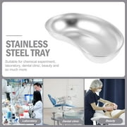 GOGHOST Stainless Steel Kidney Tray small, Reusable Metal Kidney Dish, 2Pcs, Size:7.68*4.13*2.16 inch