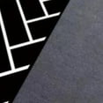 thumbnail image 3 of Clearance! New Nordic Living Room Bedroom Bedside Rug - Black And White Stripes, 3 of 8