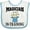 White and Blue, variant on Inktastic Future Magician in Training Boys Baby Bib