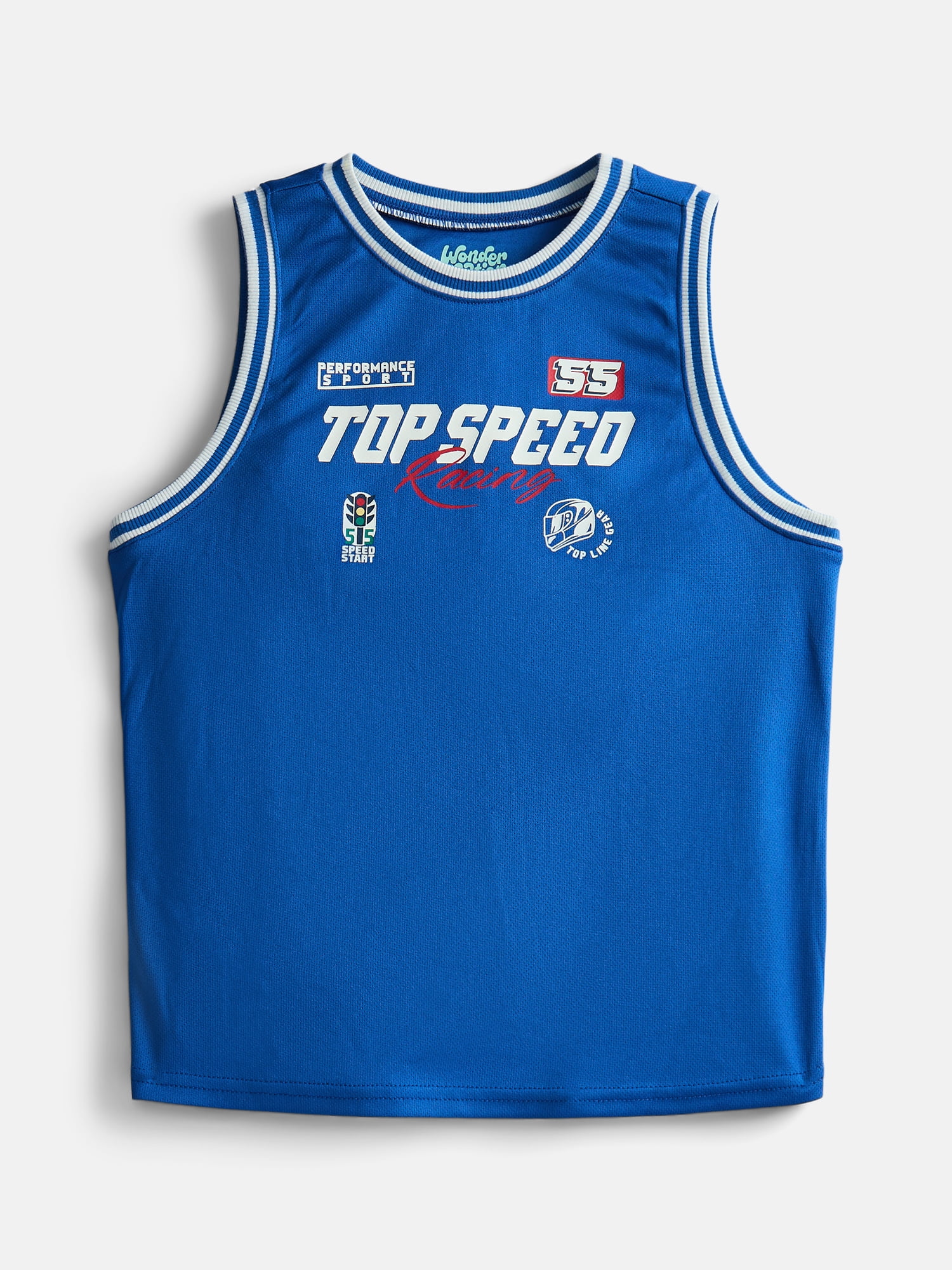 Wonder Nation Little Boys Hooded Basketball Jersey with Long Sleeves, 2 Piece, Sizes 4-10