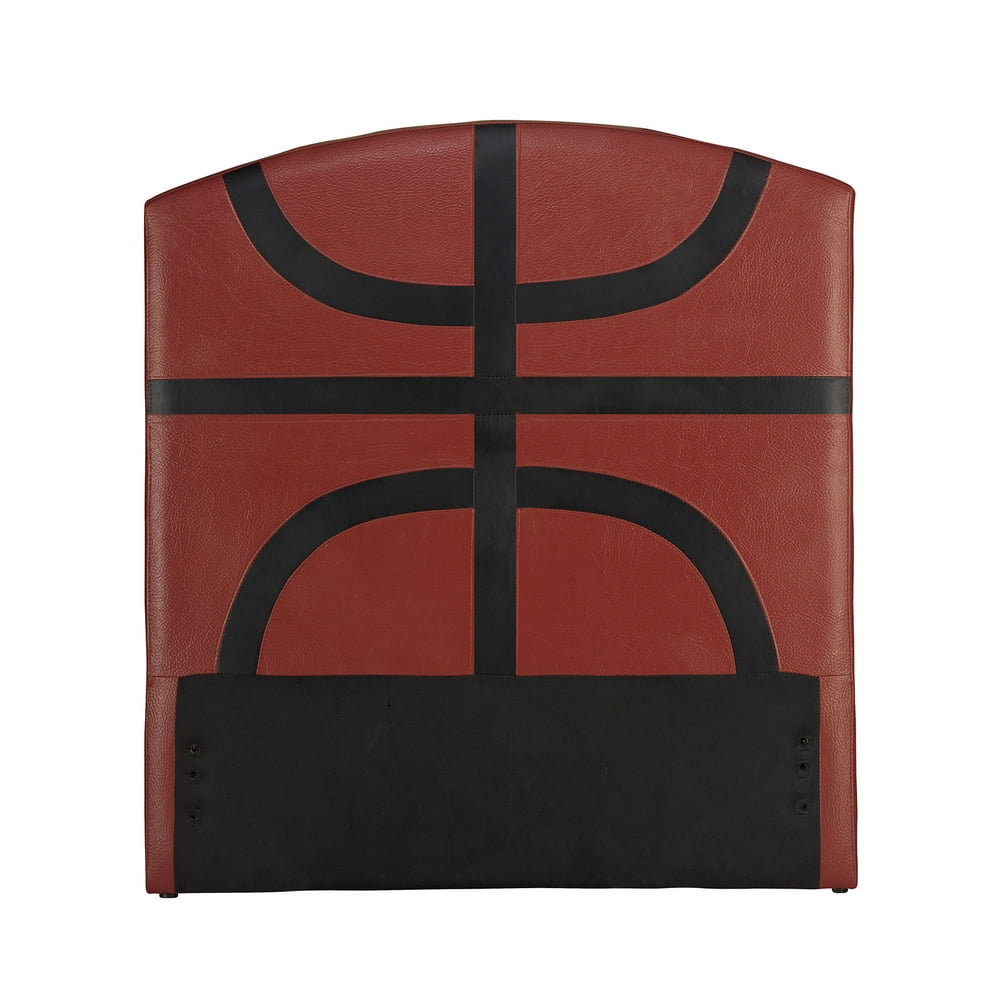 Twin Headboard Only, Basketball PU, Wood, Plywood, FR Foa Basketball
