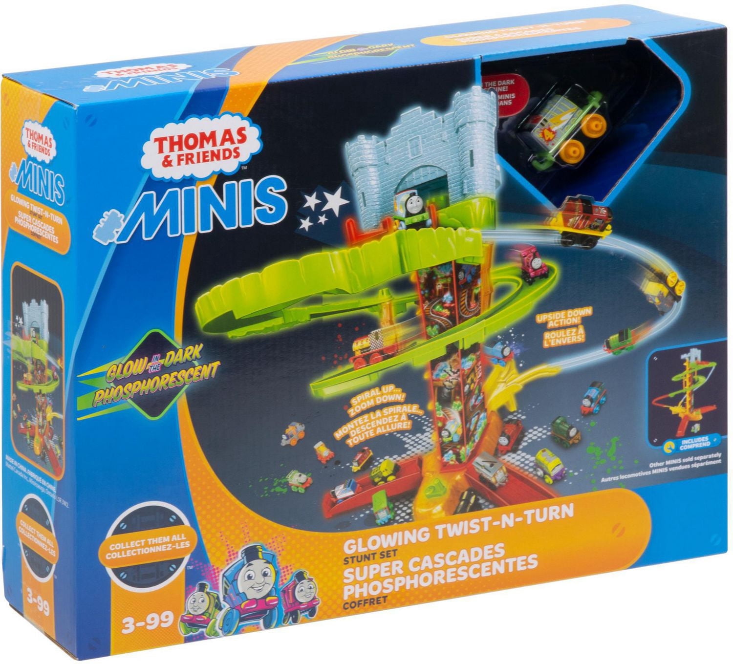 Fisher-Price Thomas et ses amis Minis Glow in the Dark Coffret Super Cascades