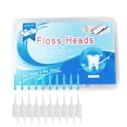 thumbnail image 3 of Interdental 400PCS Interdental Brushes Double-ended Silicone Toothpick Dual-ended  Floss Pick with Silicone Bristles Disposable  Brushes Between Teeth, 3 of 7