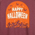 thumbnail image 3 of Mickey & Friends - Happy Halloween Tombstone - Women's Lightweight French Terry Long Sleeve Shirt, 3 of 5