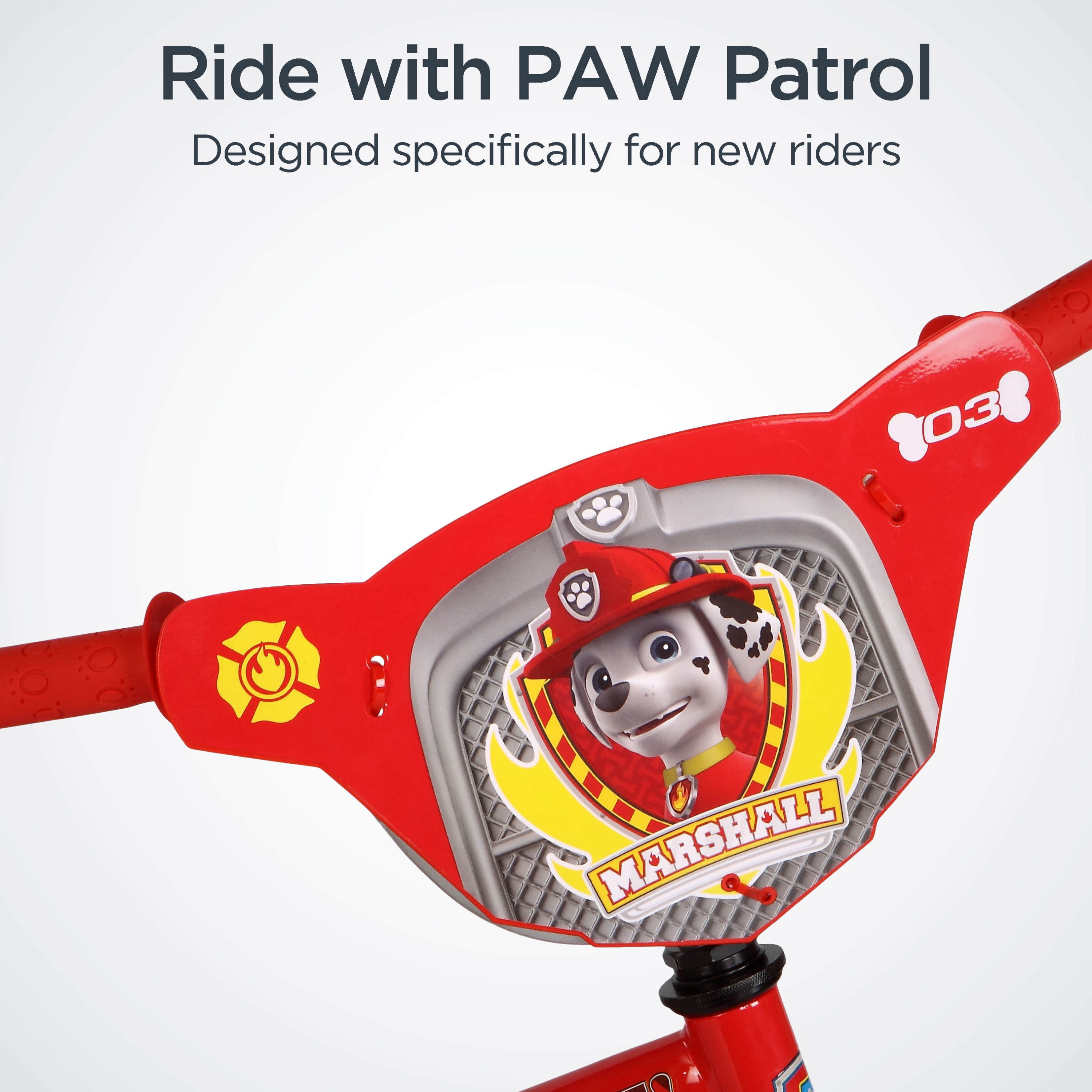 Red 12" PAW Patrol Chase Bike 