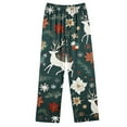 thumbnail image 4 of Cavosen Christmas 2 Piece Plus Size Pajamas Lapel Long Sleeve and Elastic Waist Pants Breathable Sleepwear Graphic Printed Warm Comfortable, 4 of 4