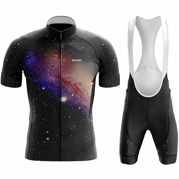 Men's Cycling Jersey Set Road Bicycle Clothing Cycling Shirt with Bib Pants
